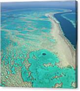 The Great Barrier Reef, Queensland Canvas Print