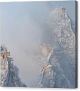 The Great Wall Snowstorm Canvas Print