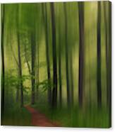 The Green Forest. Canvas Print