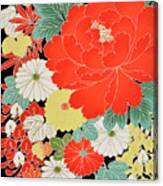 The Japanese Kimono, Close Canvas Print
