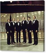 The Kings Singers Perform On Tv Show Canvas Print