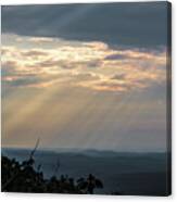 The Lord Overlooking Mt. Cheaha Canvas Print