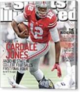 The Mayhem Begins The Case For Cardale Jones And Ohio State Sports Illustrated Cover Canvas Print