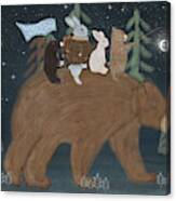 The Moon Bear Canvas Print