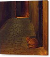 The Night Gatekeeper Of Fez Canvas Print