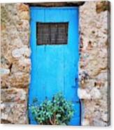 The Old Blue Door Canvas Print