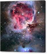 The Orion Nebula Also Known As Messier Canvas Print