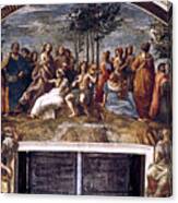 The Parnassus, From The Stanza Delle Canvas Print