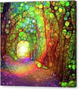 The Path At The End Of The Forest That Brings Us Home Canvas Print
