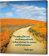 The Paths Of The Lord Canvas Print