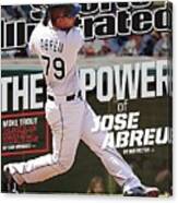 The Power Of Jose Abreu Sports Illustrated Cover Canvas Print