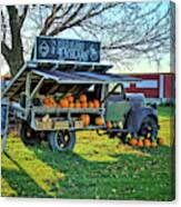 The Pumpkin Stand Canvas Print