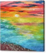 The Rainbow Sunset Canvas Print