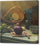 The Red Cabbage Canvas Print