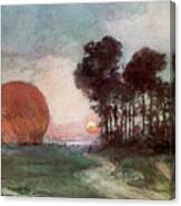 The Return Of The Balloon, Artois Canvas Print