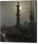 The Rostral Column Near The Stock Canvas Print
