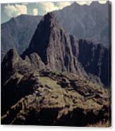 The Ruins Of Machu Picchu. Canvas Print