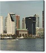 The Skyline Of Rotterdam Canvas Print