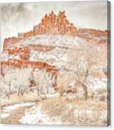 The Snow Castle Canvas Print