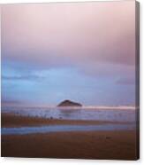 The Sun Sets On Long Beach In The Pacific Rim National Park. Canvas Print