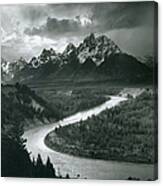 The Tetons - Snake River Canvas Print