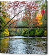 The Toccoa River Hanging Bridge Canvas Print
