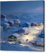 The Town Of The North Canvas Print