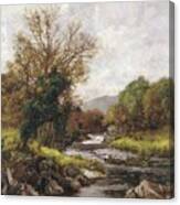 The Trout Stream, 1868-1928 Canvas Print