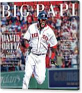 The Ultimate Walk-off David Ortiz Says Goodbye Sports Illustrated Cover Canvas Print