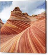 The Wave Rock Formation At North Canvas Print