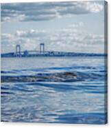 Throgs Neck Bridge In New York Canvas Print