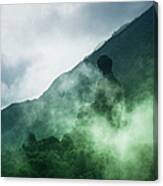 Tian Tan Buddha On Hill In Clouds Canvas Print