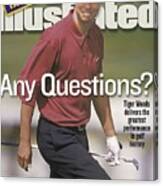 Tiger Woods, 2000 Us Open Sports Illustrated Cover Canvas Print