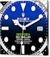 Time Piece Rolex Deepsea Sea Dweller 20191011 Painterly Canvas Print