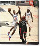Toronto Raptors V Los Angeles Clippers Canvas Print