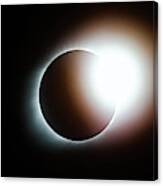 Total Solar Eclipse Panorama Canvas Print