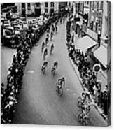 Tour De France On July 1958 Canvas Print