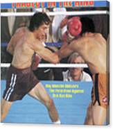 Tragedy In The Ring Ray Mancinni Delivers The Final Blow Sports Illustrated Cover Canvas Print