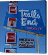 Trail's End Motel Canvas Print
