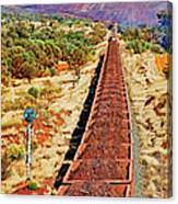 Train Transporting Iron Ore, Western Canvas Print