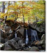 Trap Water Fall In Ashby Massachusetts Canvas Print