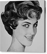 Trends In Hairstyle On September 1958 Canvas Print