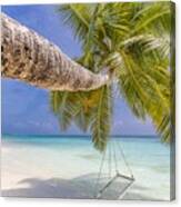 Tropical Island Beach As Summer Canvas Print