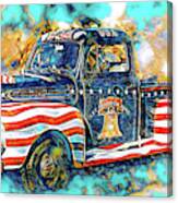 Trucking Usa 2 Canvas Print
