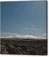 Turkish Landscapes With Snowy Mountains In The Background Canvas Print