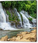 Twin Falls In Rock Island State Park Canvas Print