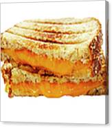 Two Halves Of Grilled Cheese Sandwich Canvas Print
