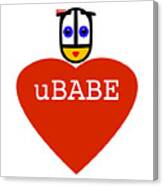 Ubabe Love Canvas Print