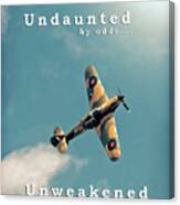 Undaunted Canvas Print