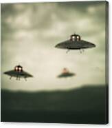 Unidentified Flying Objects Canvas Print